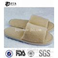 open toe coral fleece hotel slipper,soft,safety,comfortable